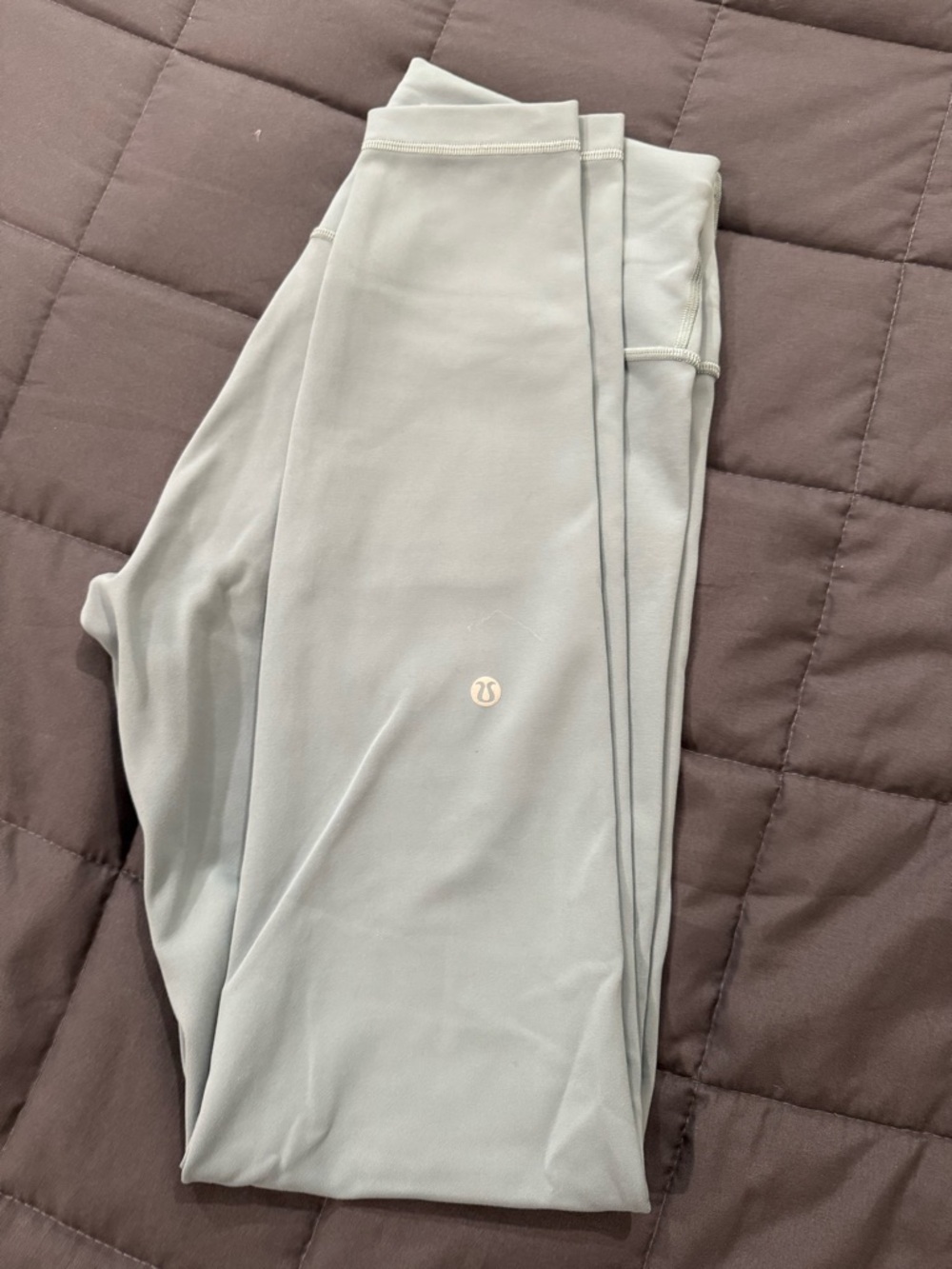lululemon Teal-Gray Drawstring Active Shorts